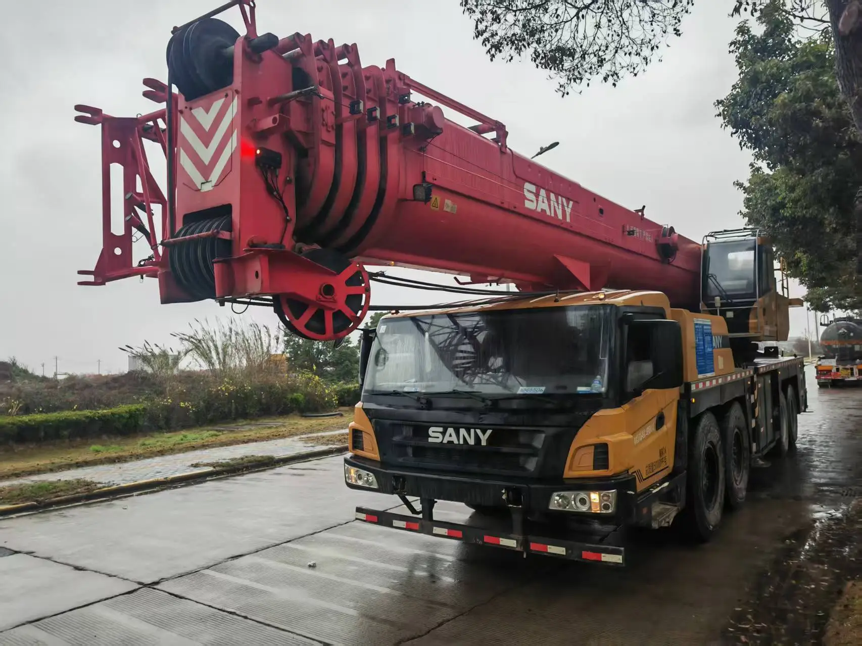 SECOND HAND SANY STC800E5 GOOD CONDITION FOR SALE 1