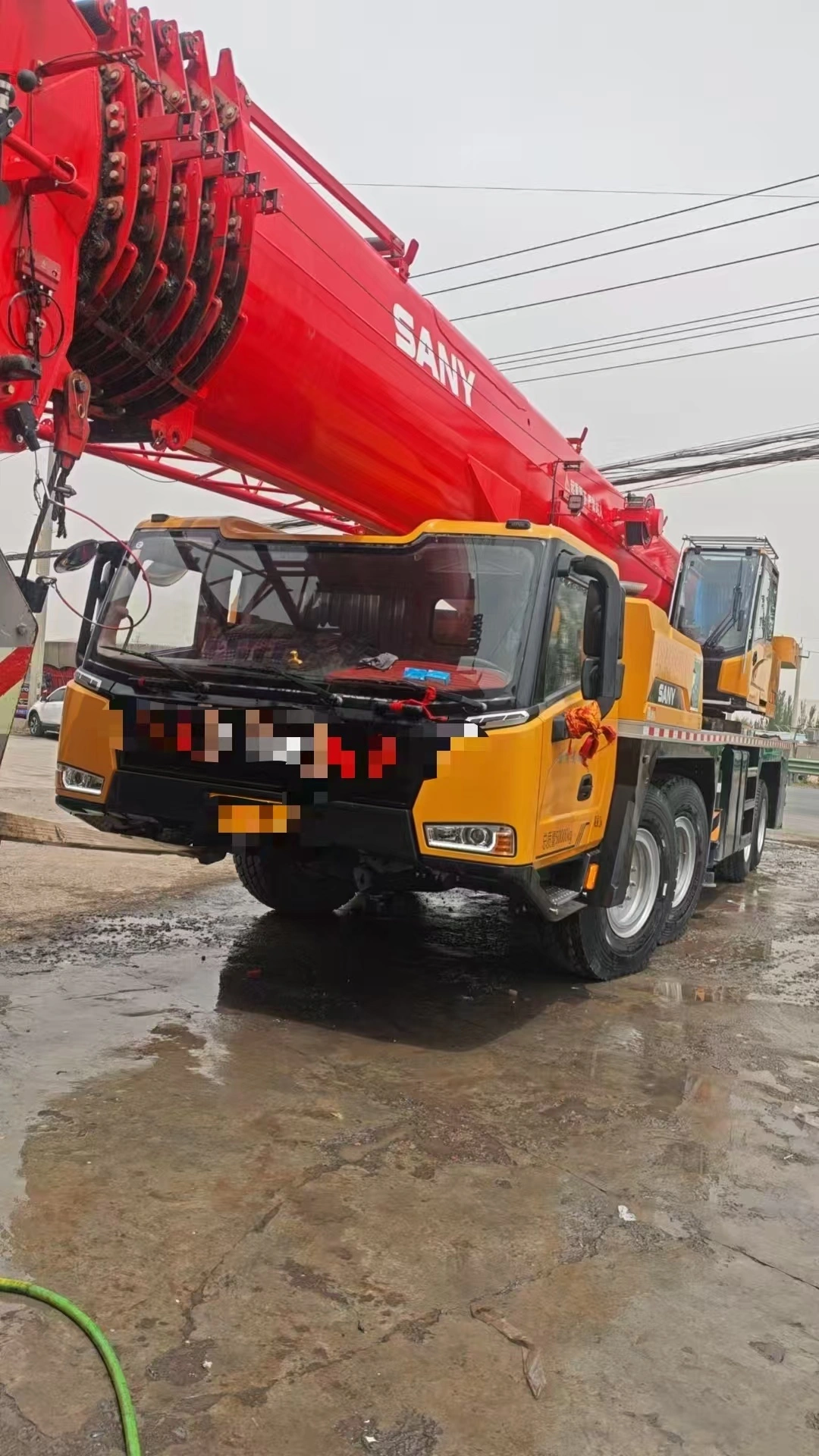 جرثقیل کامیون موبایل SANY 100T با فروش داغ 1