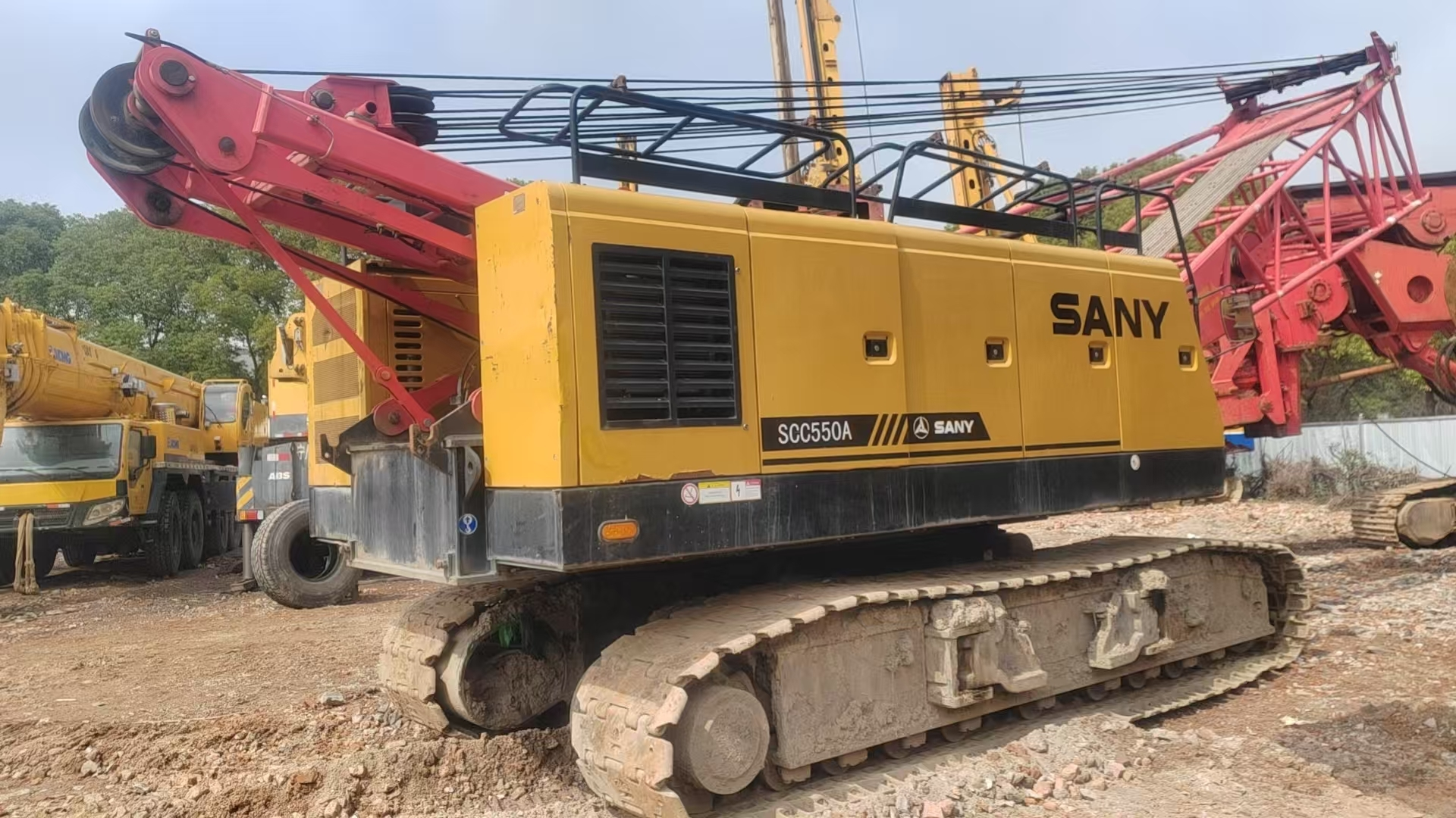 2019 SANY SCC550A 55-Ton Hydraulic Crawler Crane 1