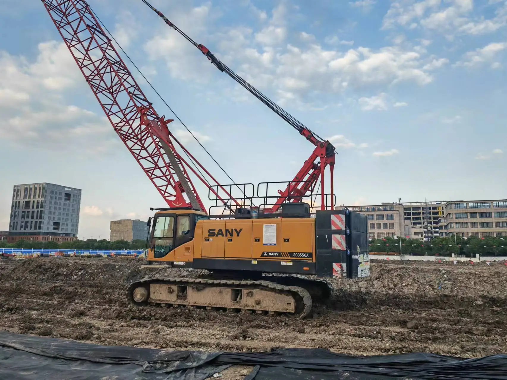 2019 SANY SCC550A 55-Ton Hydraulic Crawler Crane FOR SALE 1