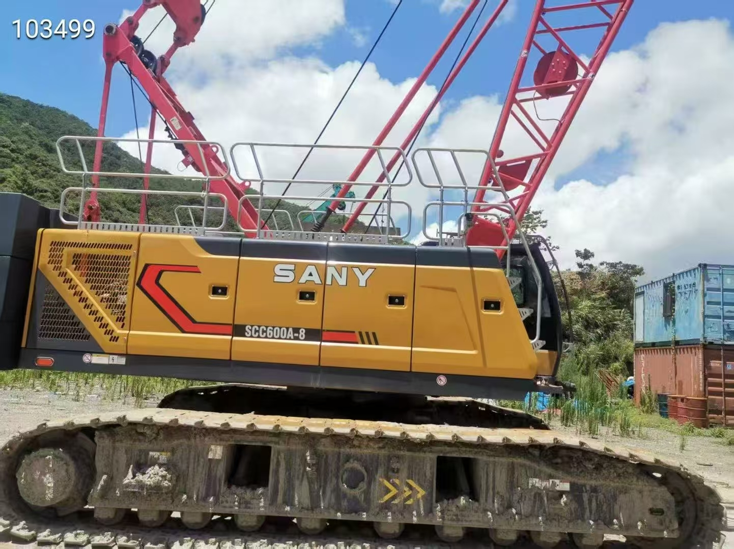 2023 SANY SCC600A-8 60-Ton Hydraulic Crawler Crane 1
