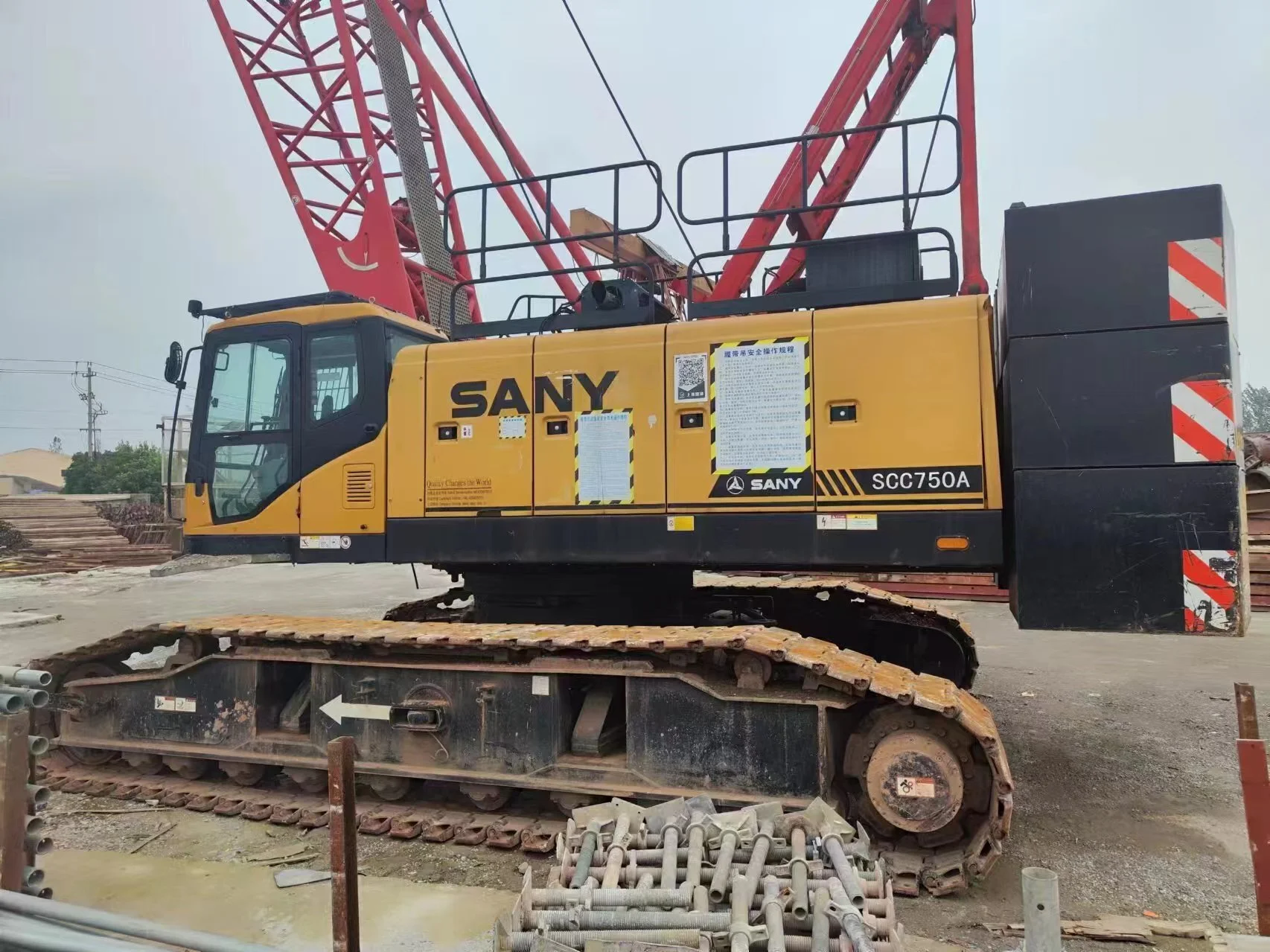 2020 SANY SCC750A 75-Ton Hydraulic Crawler Crane 1