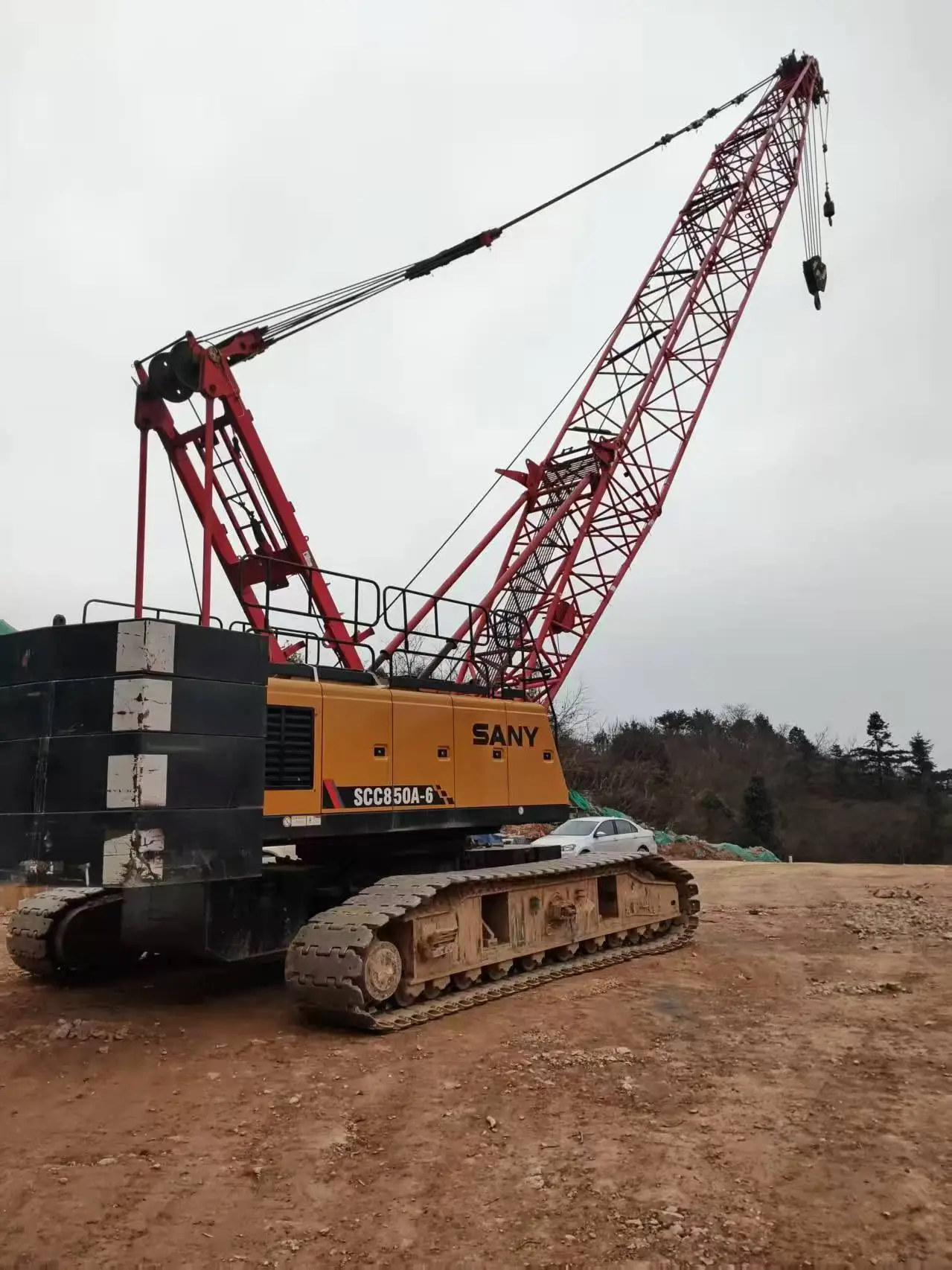 2020 SANY SCC850A 85-Ton Hydraulic Crawler Crane 1