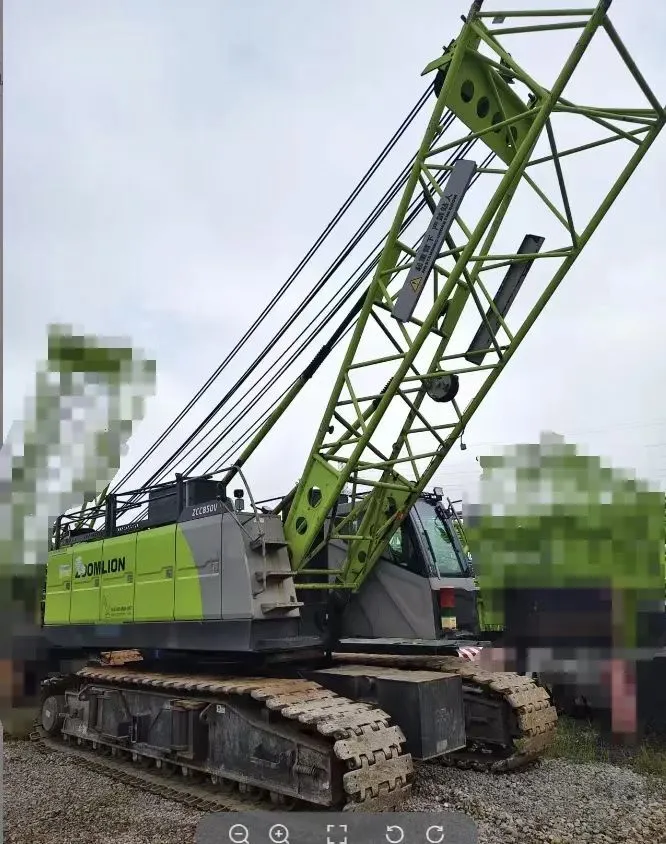 2021 Zoomlion ZCC850V (ZCC850H) 85-Ton Lattice Boom Crawler Crane 1
