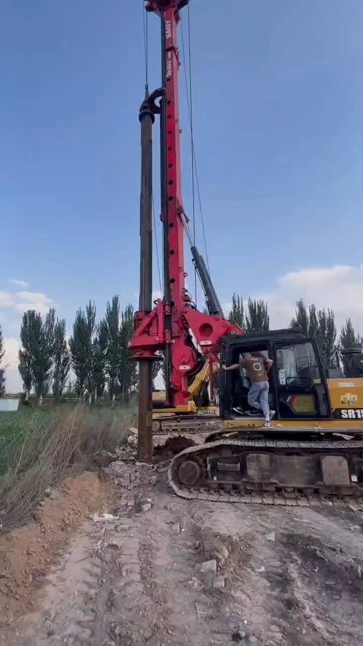 آلة دق الركائز SR155 موديل 2018: فعالة ومستقرة: مثالية لأعمال الأساسات الجيولوجية المعقدة 1