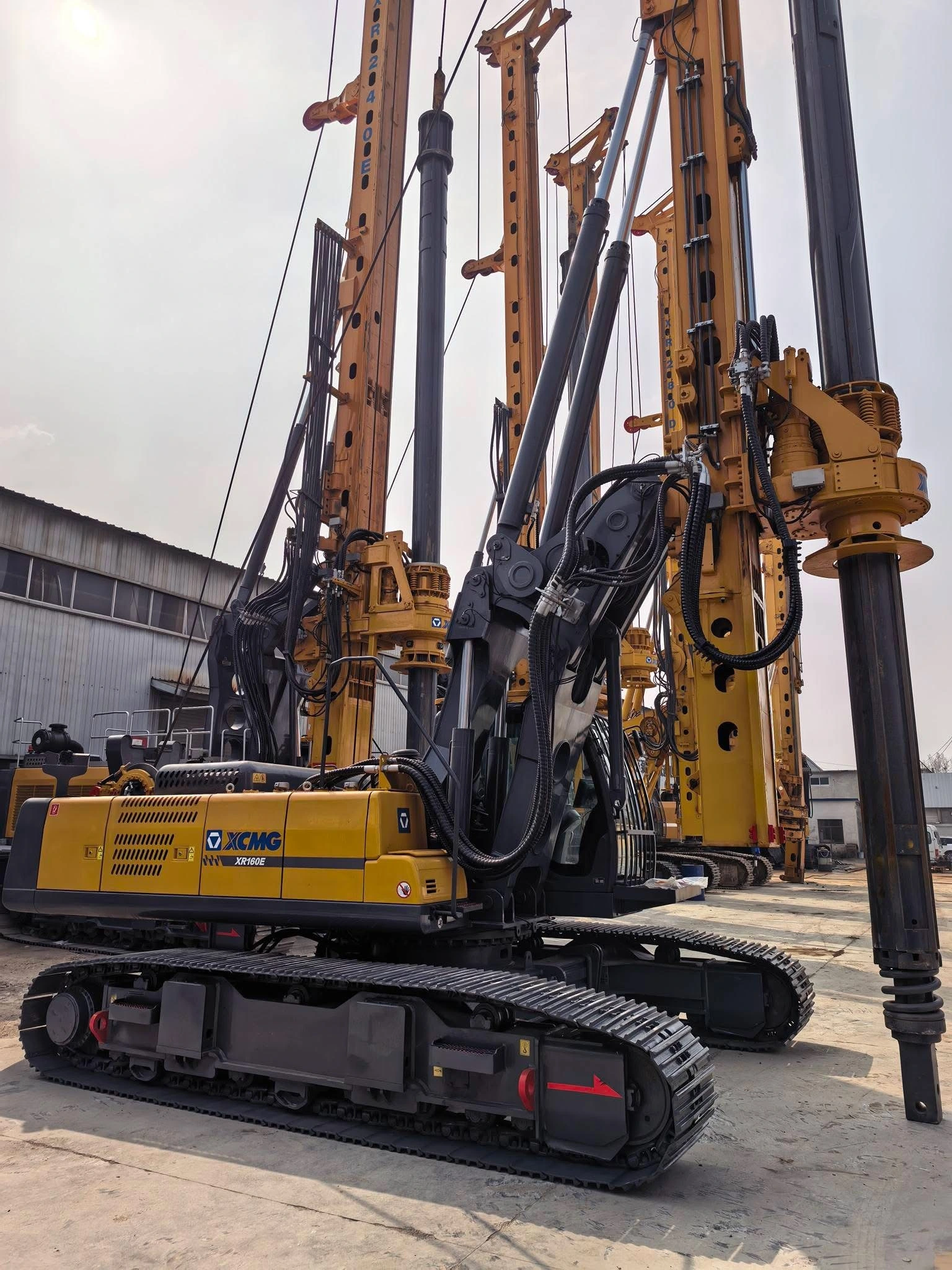 Mesin Pemancang Tiang Rig Pengeboran Putar XCMG XR160E 160kN·m 1