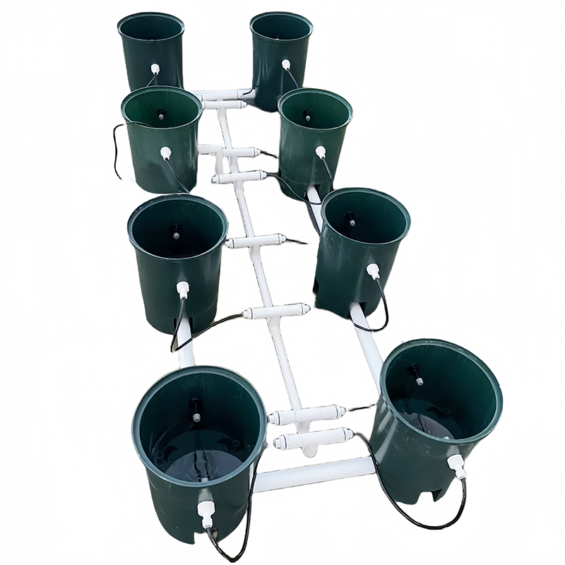 Dutch Bucket RDWC Hydroponic Systems ( Recirculating Deep Water Culture Systems ) Skyplant