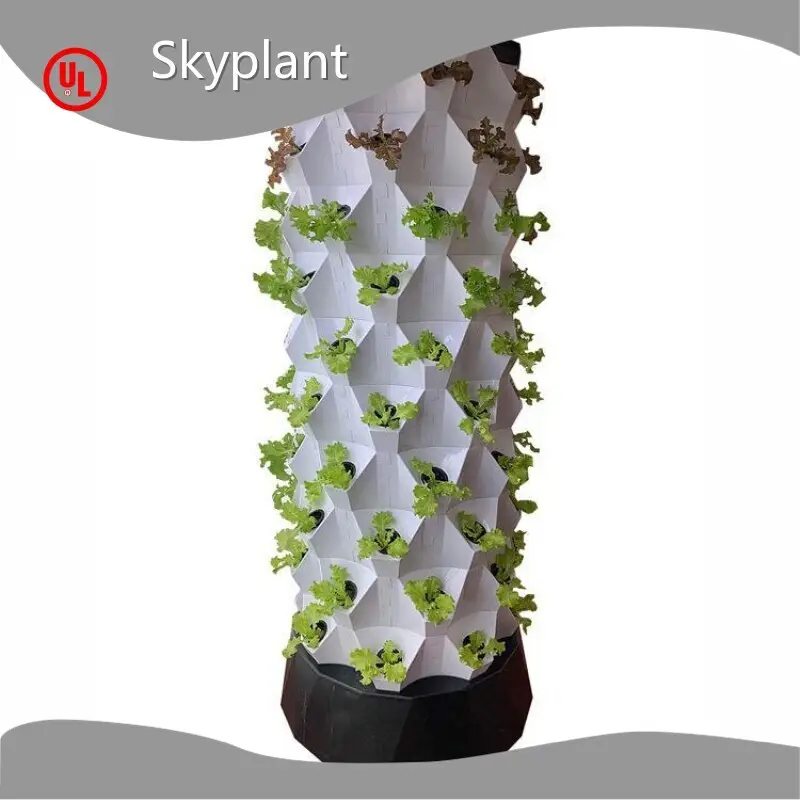 Hydroponic Tower with Lights by Skyplant-1 1