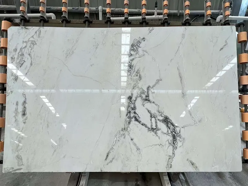 Custom White Quartzite Slabs Super Stone 3