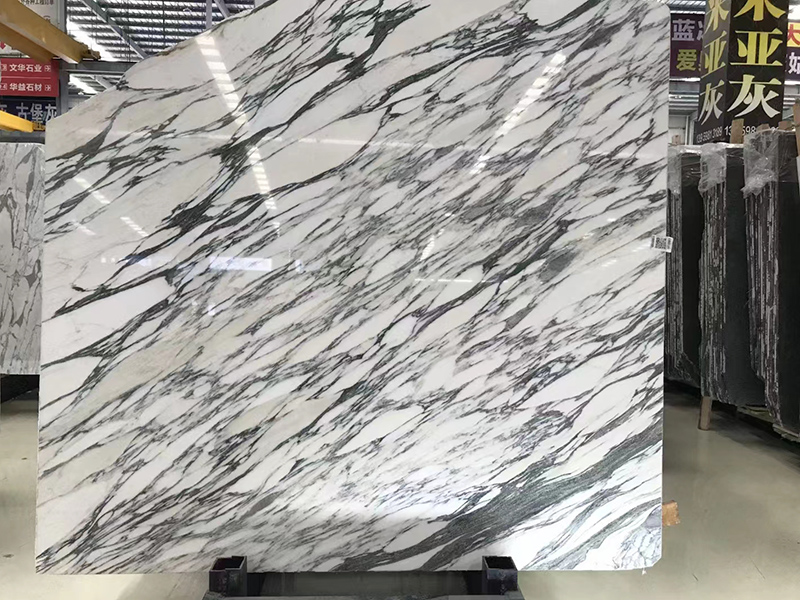 Weiße Marmorplatte aus Arabescato corchia 4