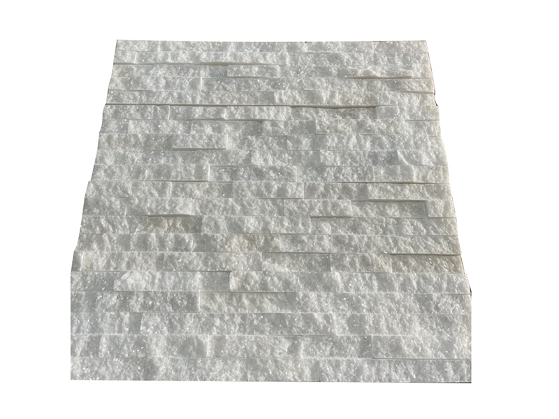 Tejas naturales de la chapa de la pizarra de la piedra blanca de la cultura de la cuarcita para los paneles de pared interiores y exteriores 4