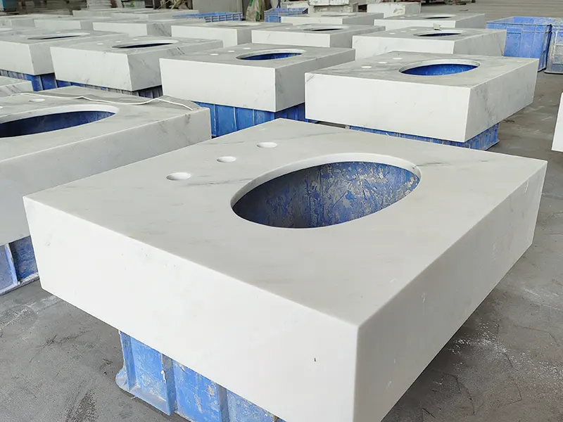 White Marble Countertops Super Stone Brand 3