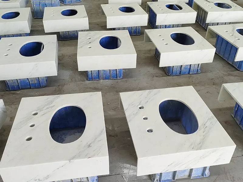 White Marble Countertops Super Stone Brand 4