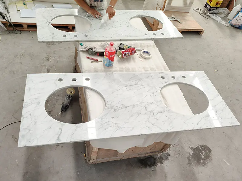 White Marble Countertops Super Stone Brand-1 4
