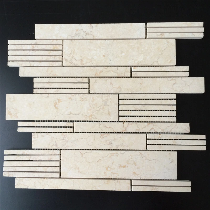 Sunny light beige marble mosaic for home decoration wall tiles 1
