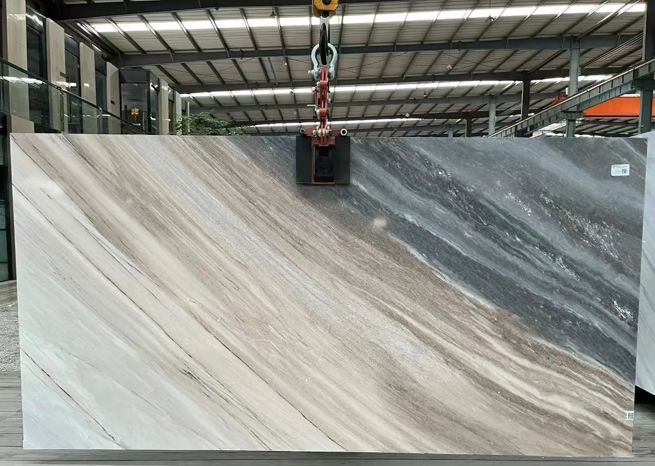 Custom Black and White Marble Slab Super Stone 2