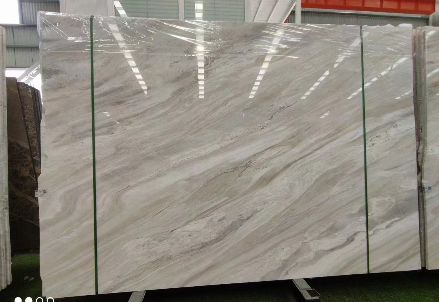Losa de mármol blanco del conde de jade de Grecia para baldosas inundadas 2