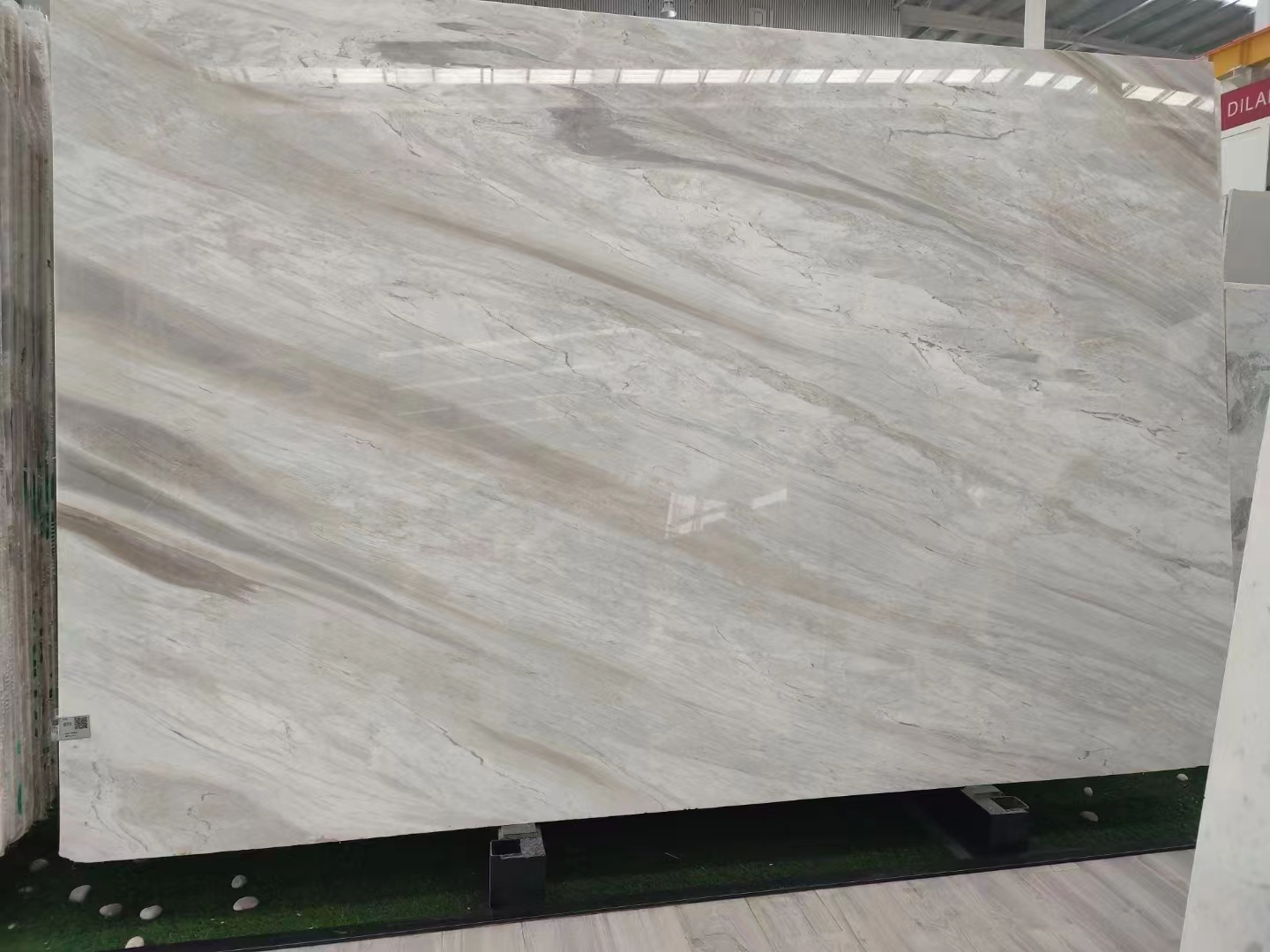 Losa de mármol blanco del conde de jade de Grecia para baldosas inundadas 3