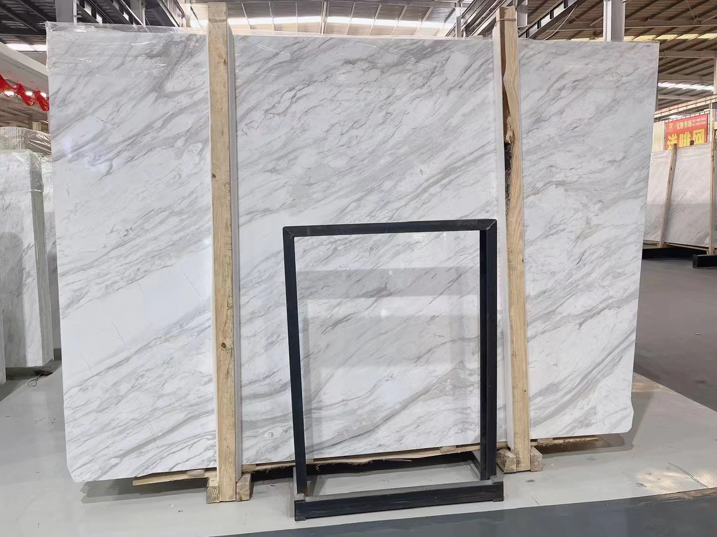 Greece Volakas White Marble slab for bathroom vanity top 4