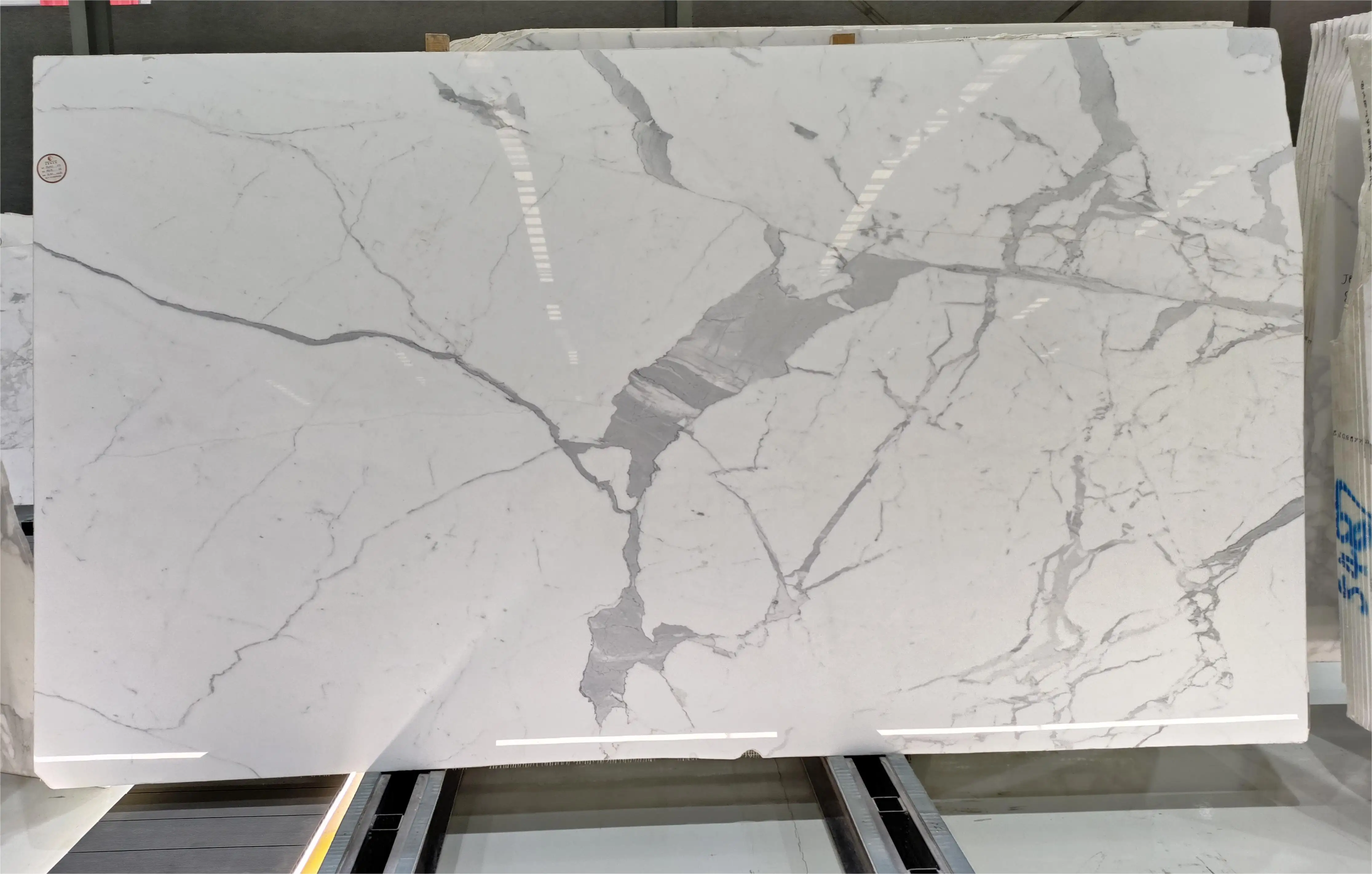 White Marble Slab Price Super Stone, 4