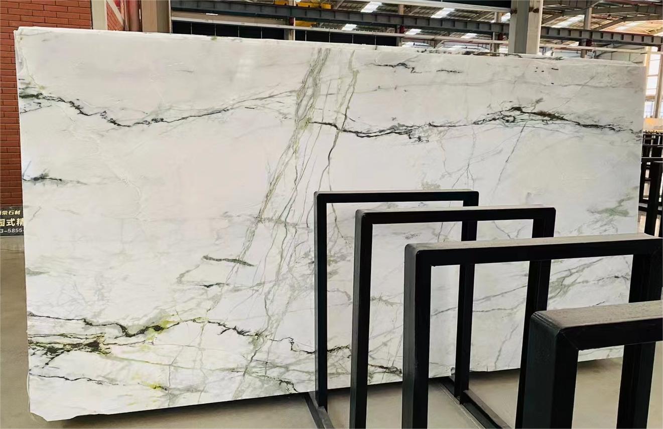 Mármol verde chino Calacatta para encimera de comedor 3
