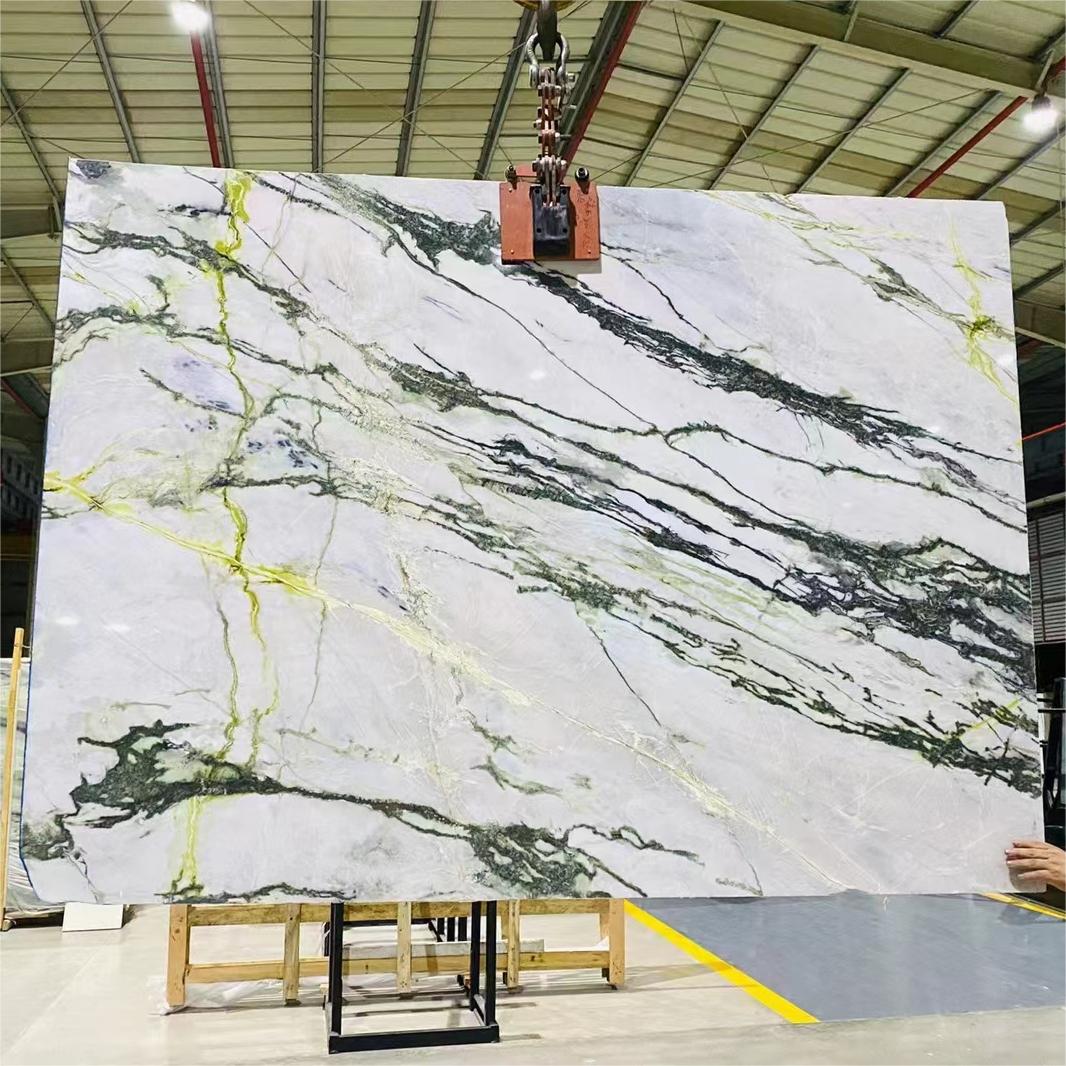 Mármol verde chino Calacatta para encimera de comedor 4