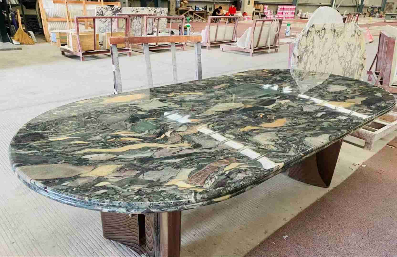Dalle de granit quatre saisons pour dosseret de salle à manger 5
