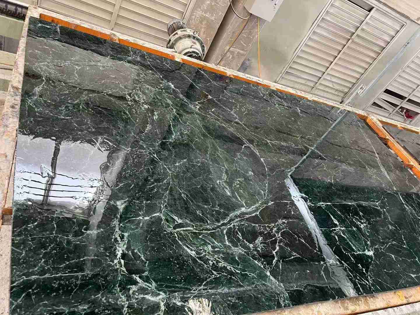 India Verde Affai Green Marble Slab For Exterior Decorative 3