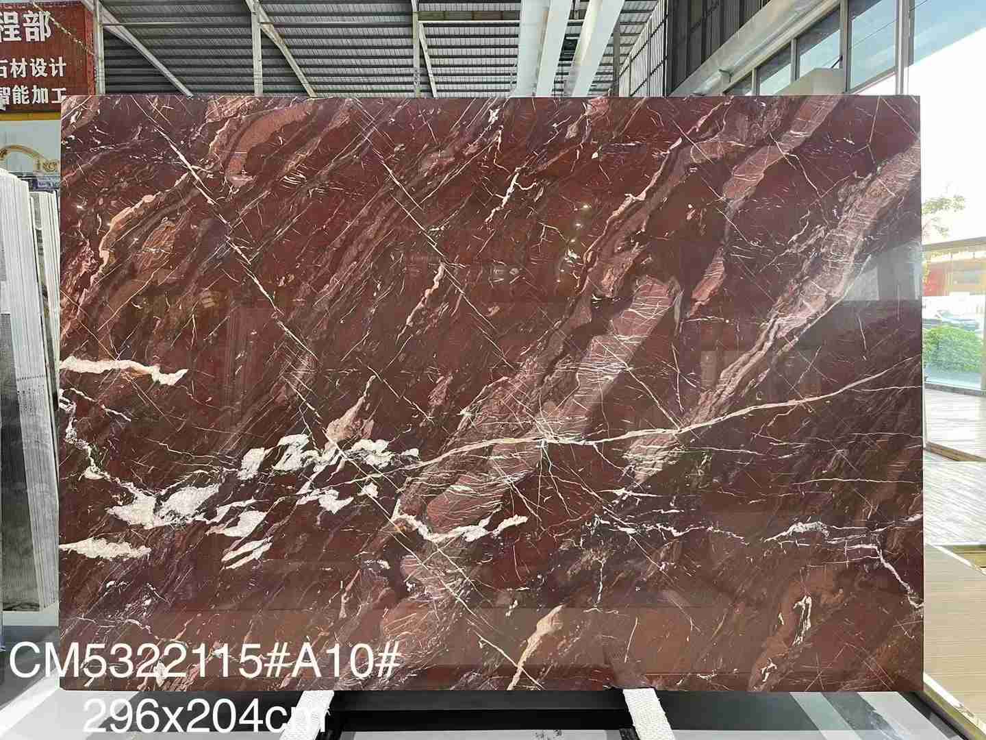 Французская красная мраморная плита для кухонной столешницы 2