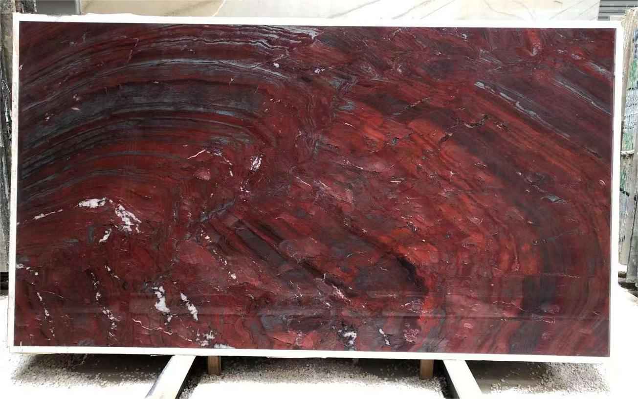 Dalle de quartzite rouge de fer pour carrelage de salle de bain 3