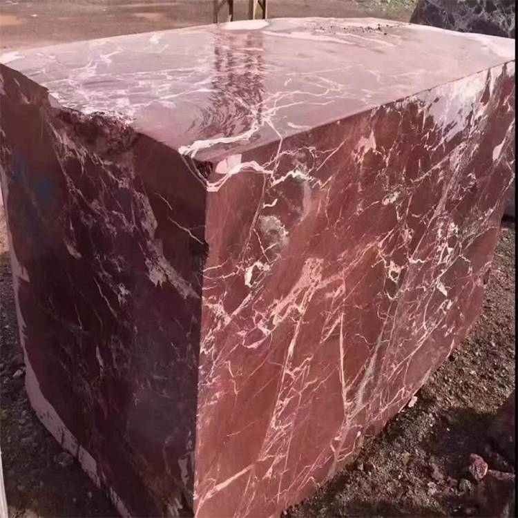 Lastra di marmo rosso Rosso Levanto per il piano del tavolo da cucina 2