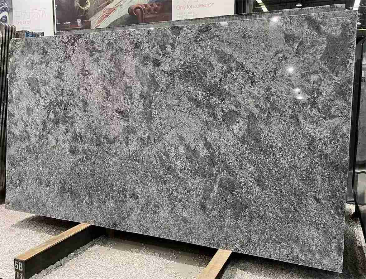 Laje de mármore azul fantasia para armário de cozinha 2
