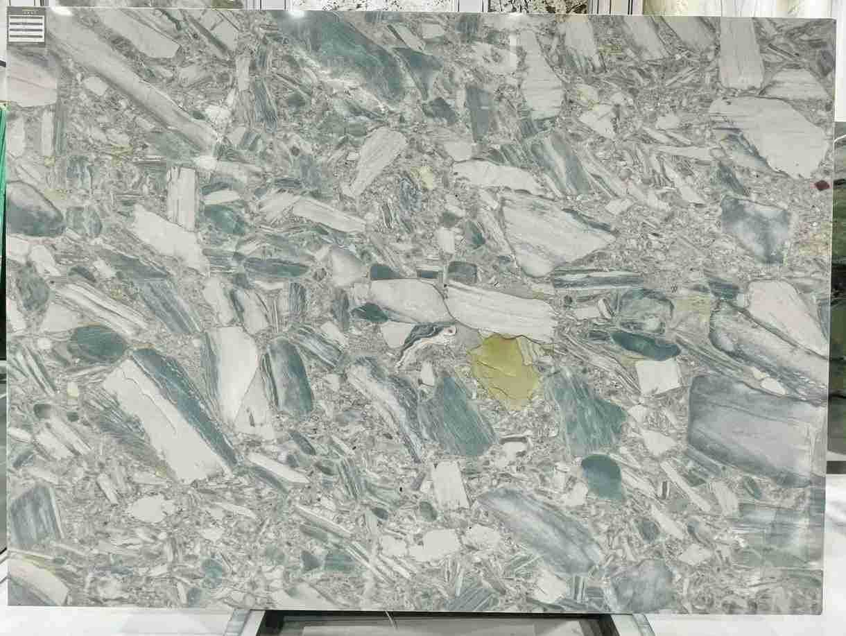 Laje de mármore azul Cocada para backsplash de cozinha 4
