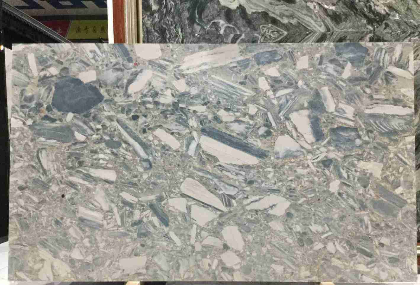 Laje de mármore azul Cocada para backsplash de cozinha 2