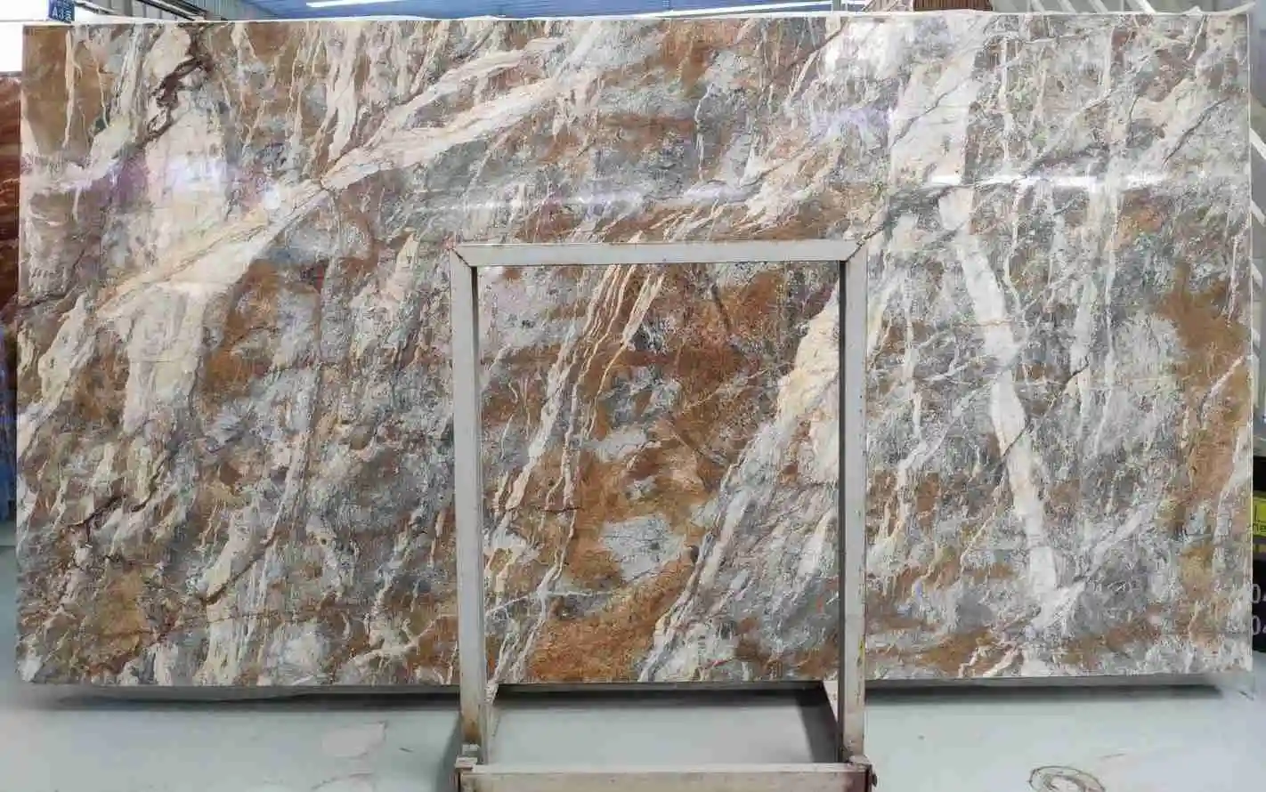 Dalle de marbre Blue Janes pour carrelage de salle de bain 1