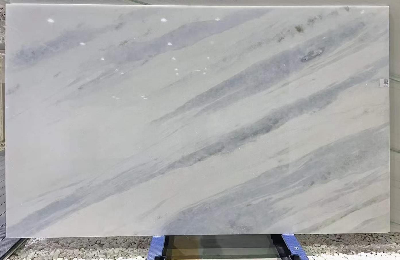 Dalle de marbre bleu céleste pour panneau mural 4