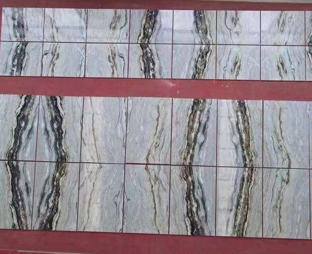 Dalle de marbre bleu Danube pour carrelage de salle de bain 4