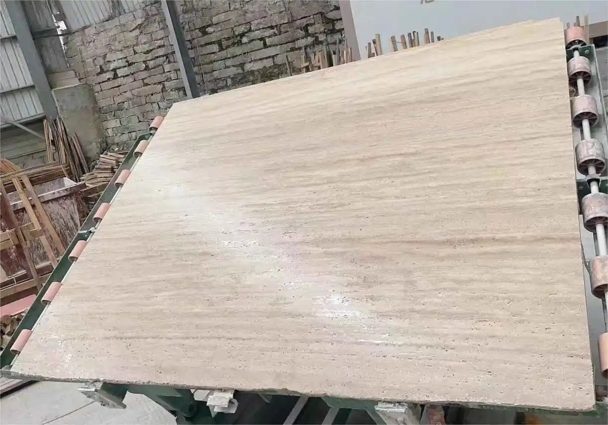 Travertino Romano Slab For Kitchen Countertop 1