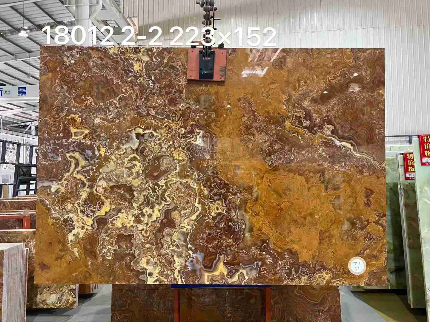 Onice Sultano Onyx-Platte für Flurbodenfliesen 4