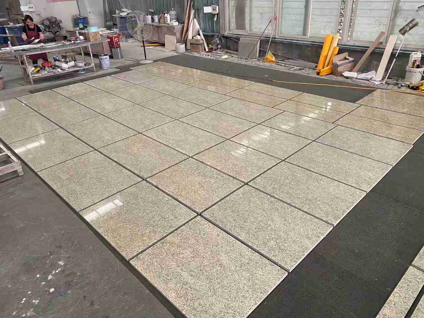 Amarello Gold Granite pour carrelage de jardin 2
