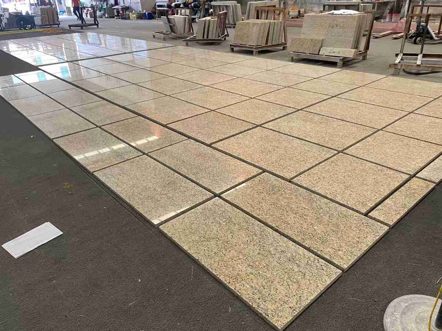 Amarello Gold Granite pour carrelage de jardin 6