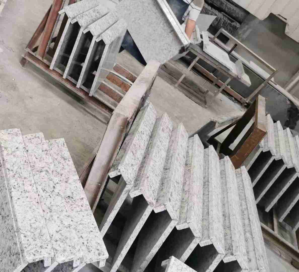 Brazil White Rose Granite For Wall Covering Stones 7