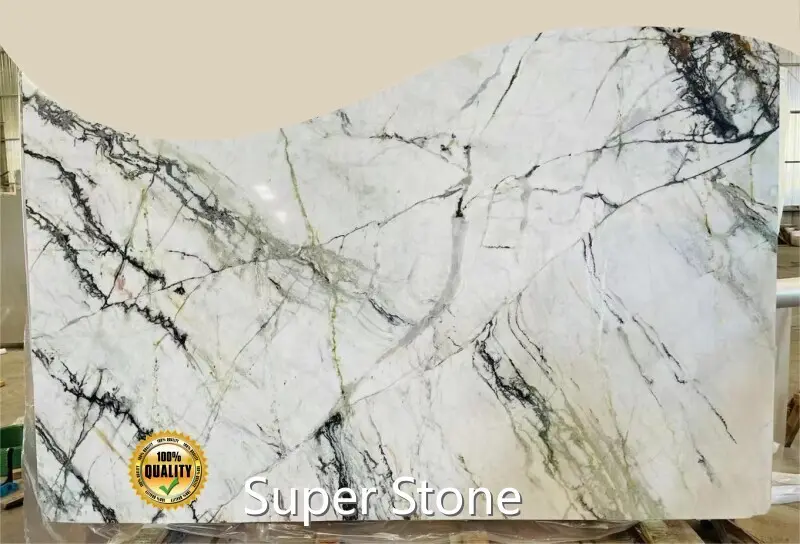 White Marble Tiles Super Stone Brand for Bathroom Floor Tile 1