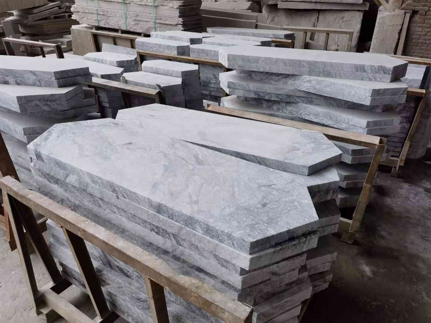 Dalle de granit blanc Viscont pour carrelage mural 3