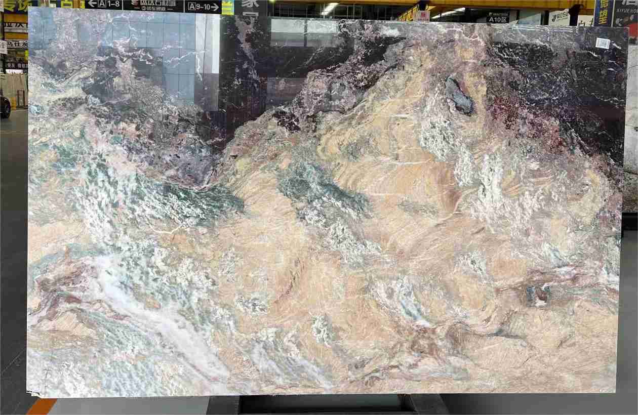 Valley Orchid Quartzite Slab For Dining Room Worktop 1