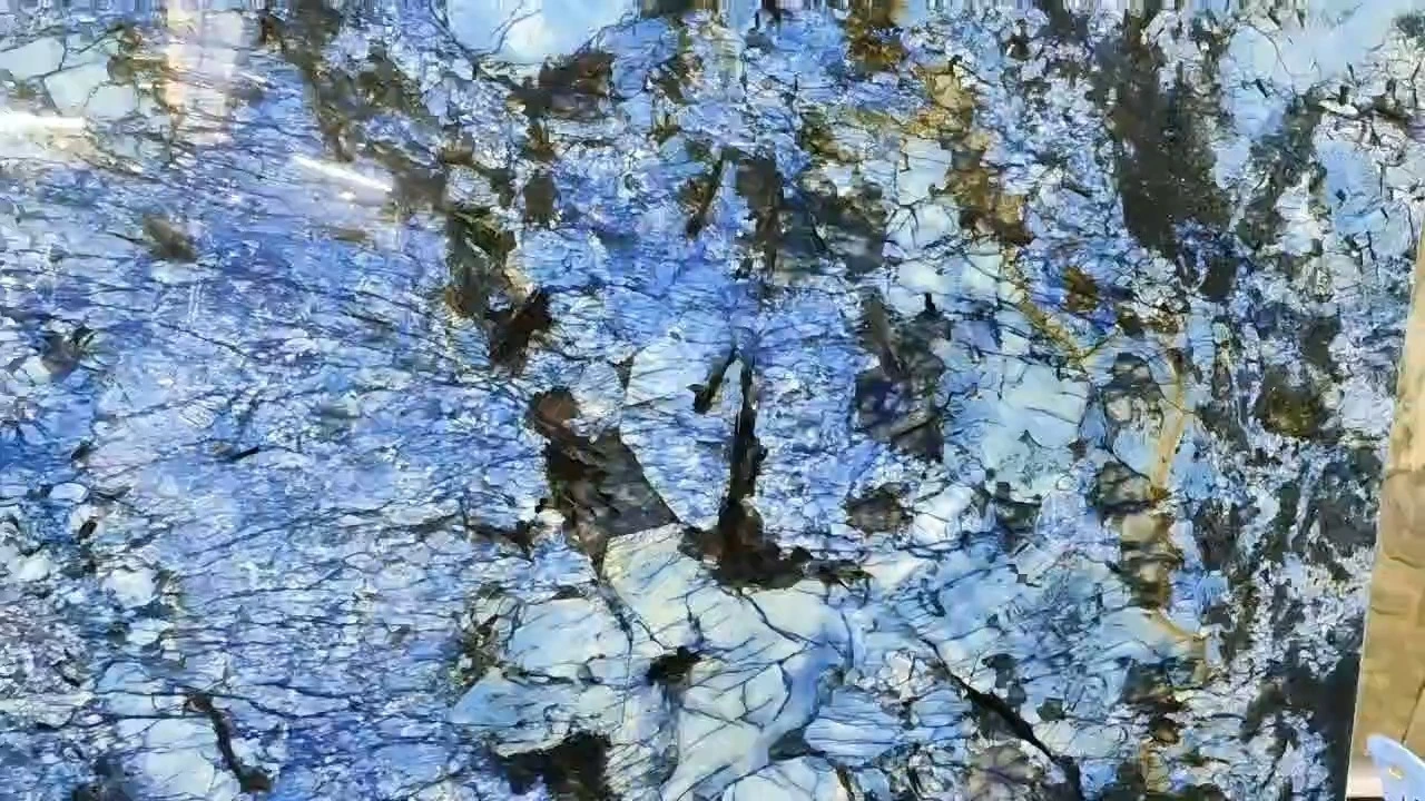 Lastra di granito labradorite blu lemuriano per lavello da cucina 1