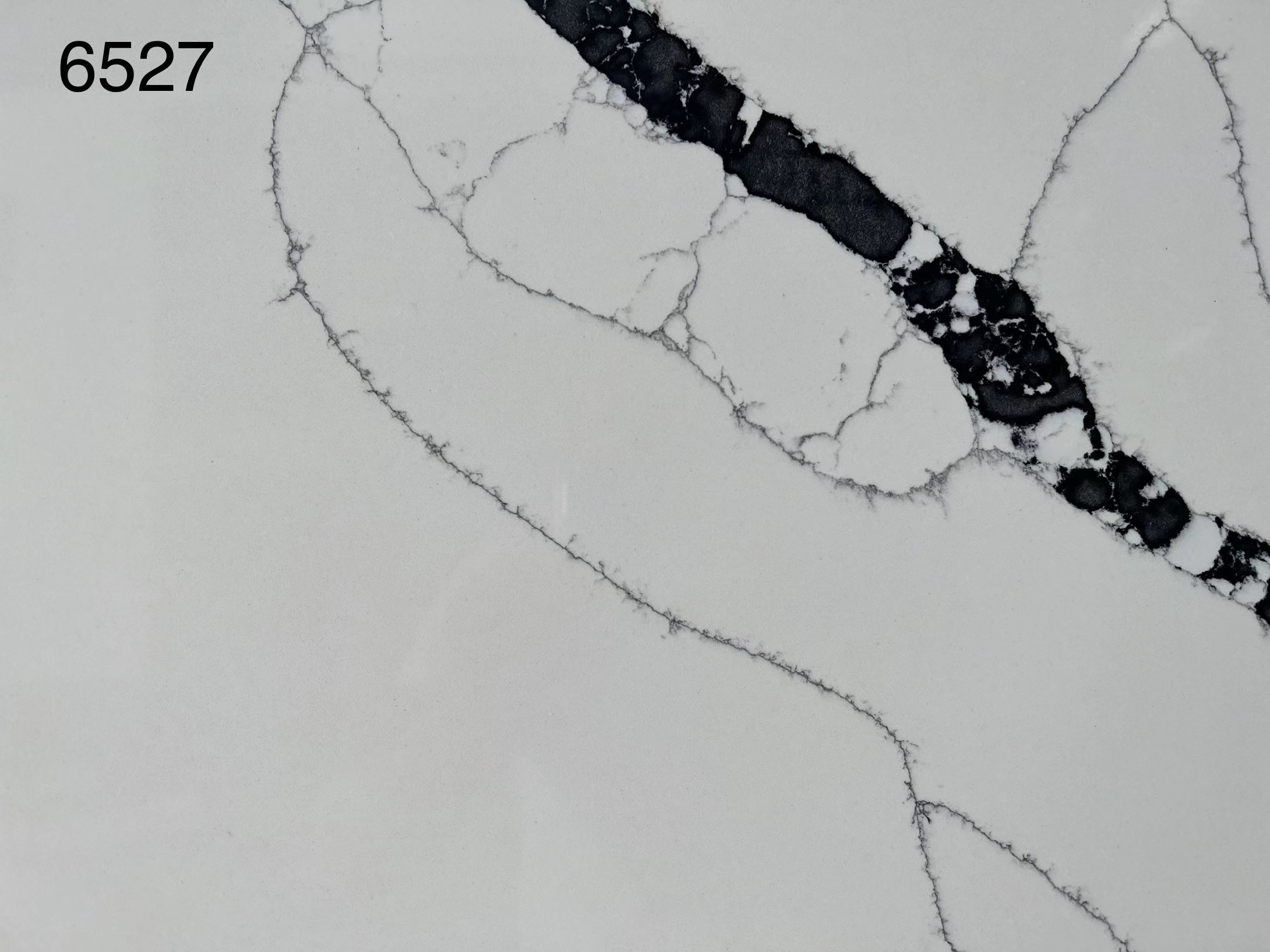 6527 Dalle de pierre de quartz Calacatta blanc 5