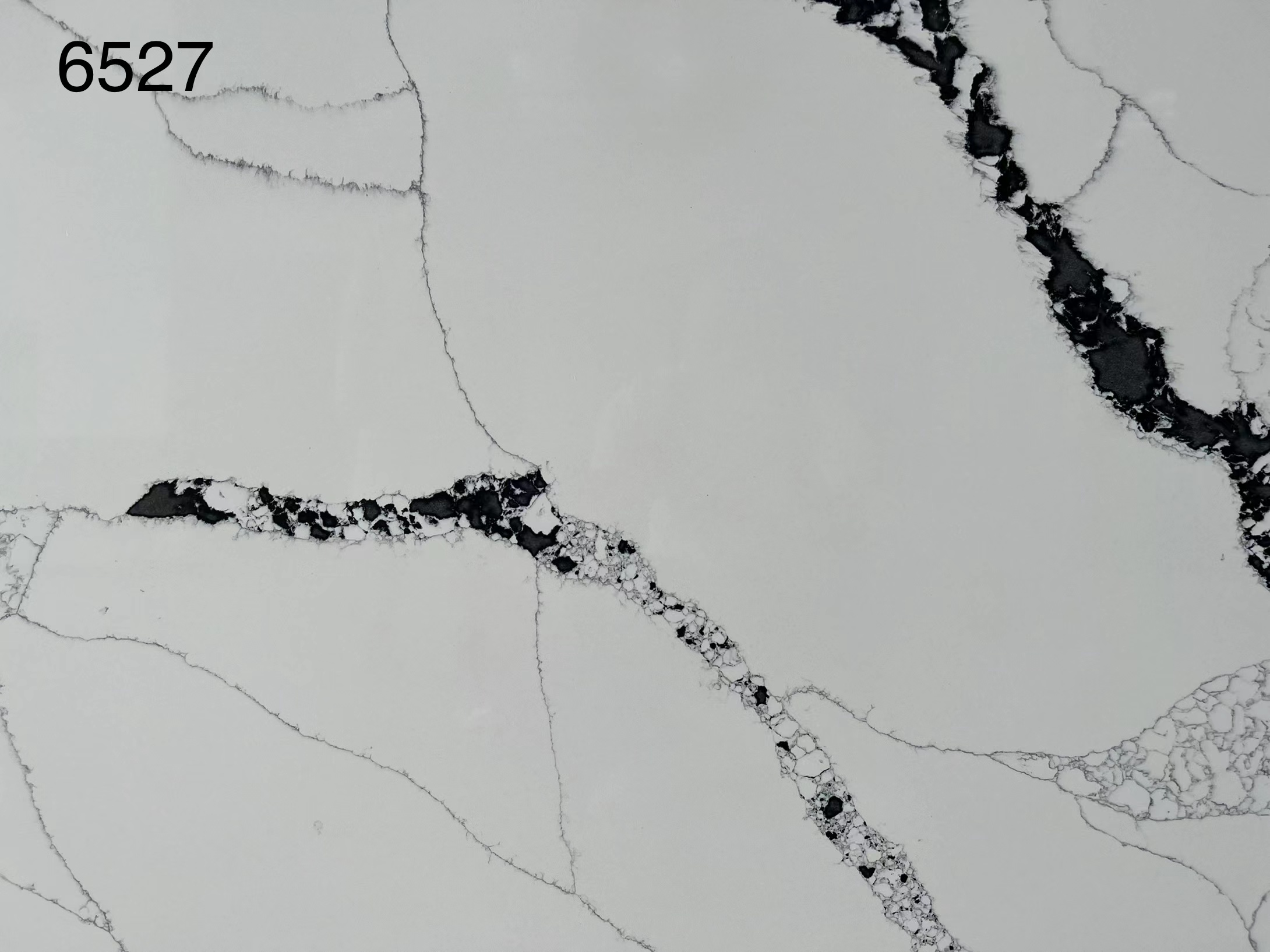 6527 Dalle de pierre de quartz Calacatta blanc 4