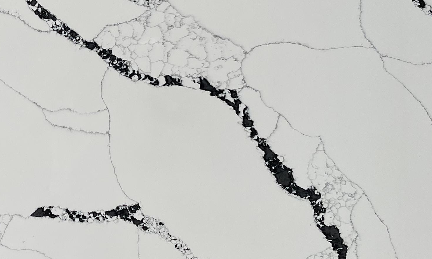 6527 Dalle de pierre de quartz Calacatta blanc 2
