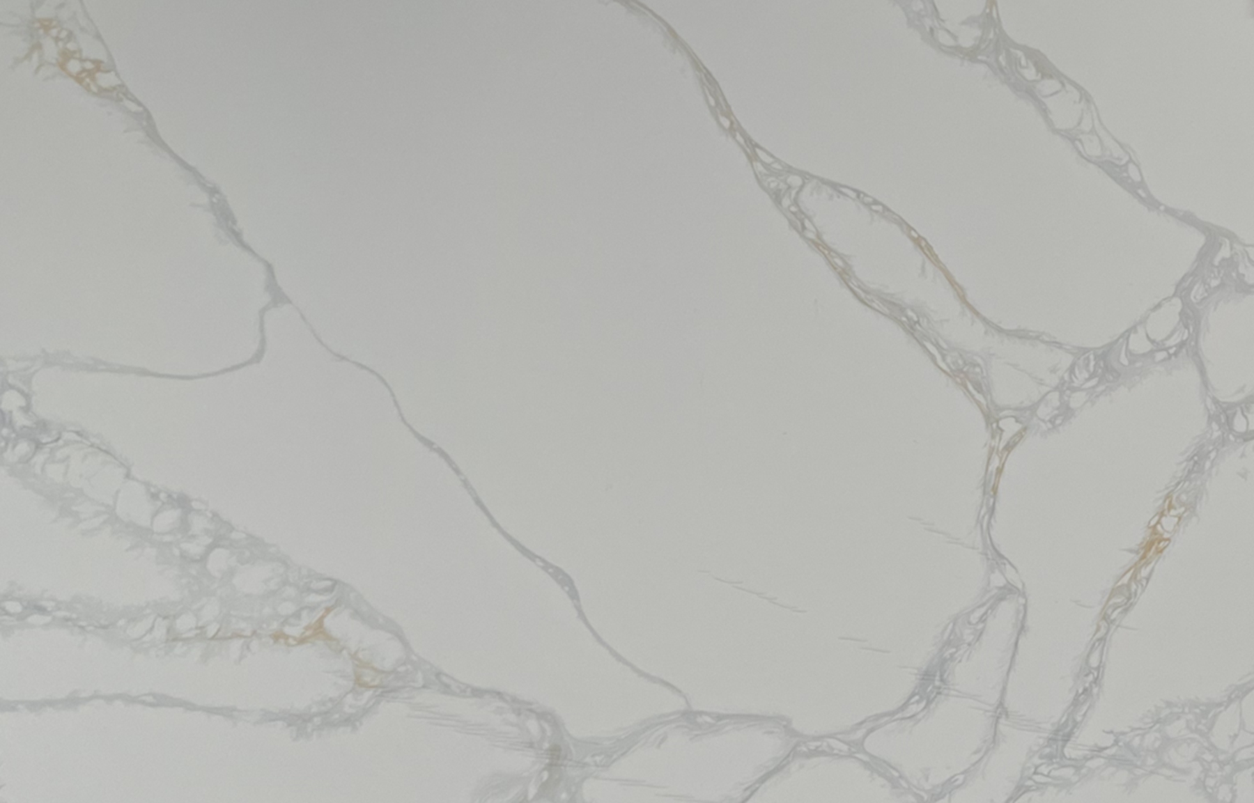 SS013 Dalle de pierre de quartz artificielle blanche Calacatta avec veines grises-1712451457345412 5